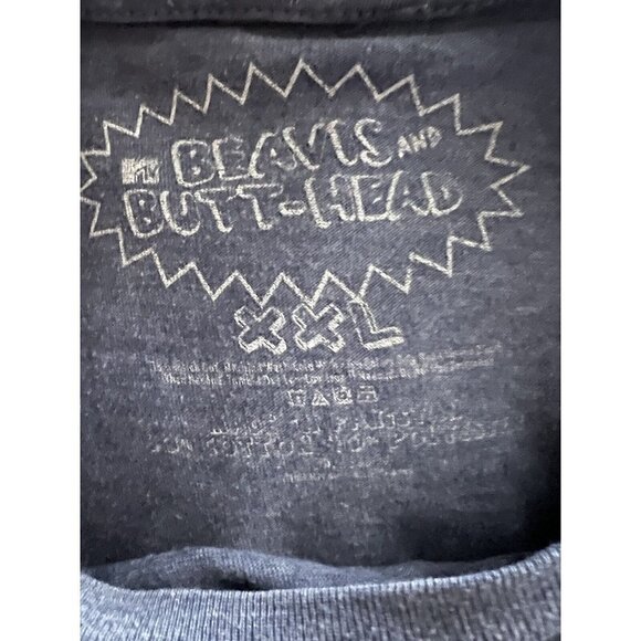 Beavis And Butthead Cartoon MTV I Am Cornholio Blue Graphic T-Shirt 2XL Stretch - Picture 6 of 6